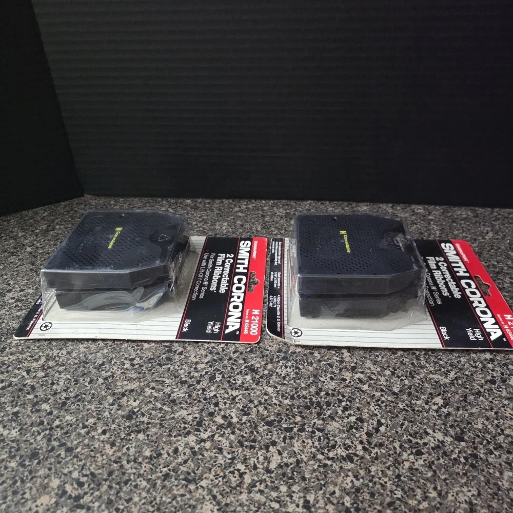 Smith Corona H 21000 Correctable Film Ribbon Black Lot‎ of 2 Packs 4 Total OEM